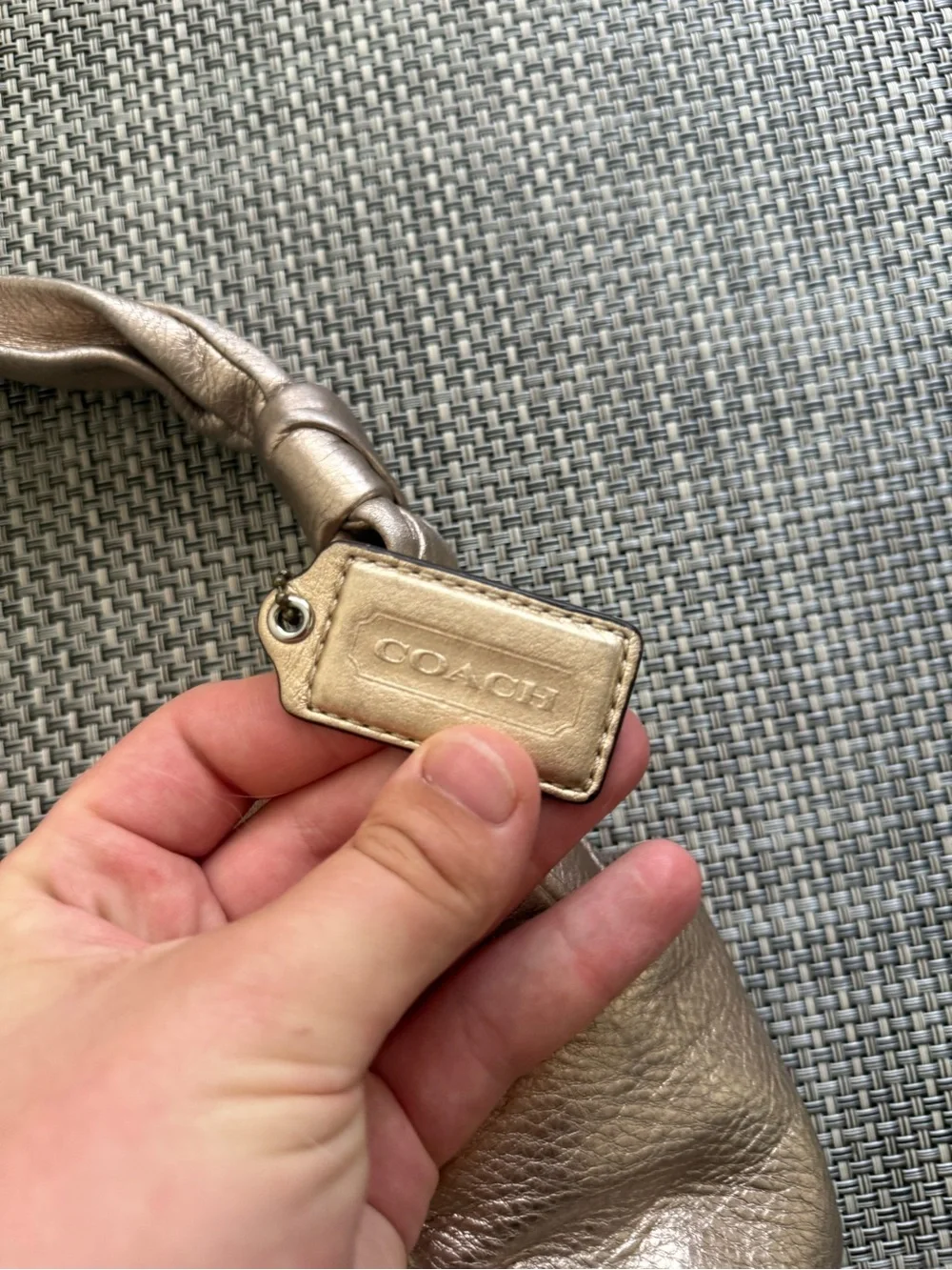 Coach Parker Hobo Y2K Shoulder Bag - Gold Used